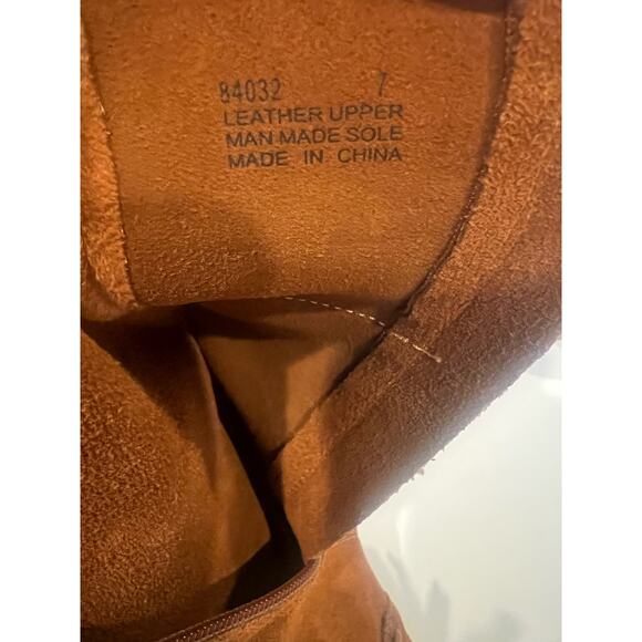 Minnetonka Fringe Wedge Boots – Boho Chic | Chloé Inspired | Size 7 - Picture 5 of 5